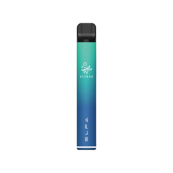 20mg ELF Bar ELFA Pod Kit in blue-green gradient with prefilled pod and compact durable design for MTL vaping
