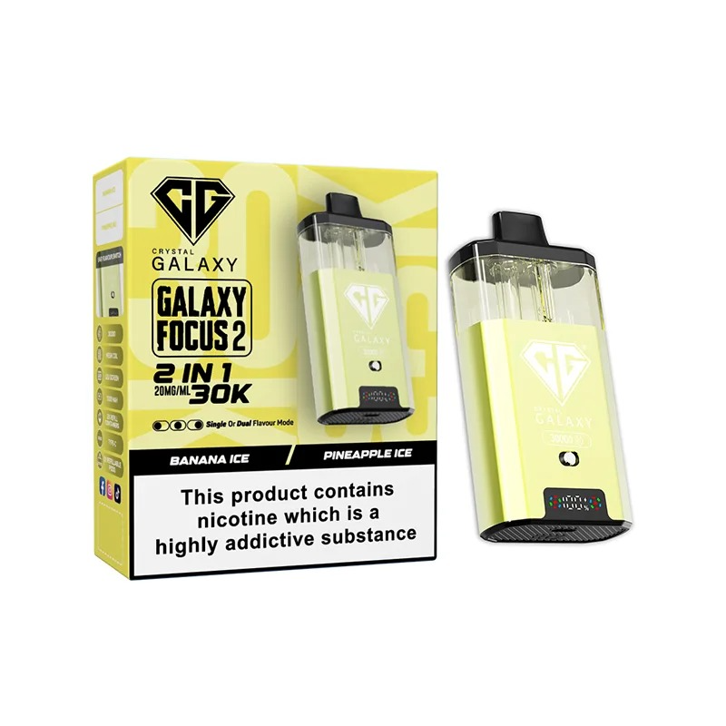CRYSTAL GALAXY 30K FOCUS 2 PREFILLED POD VAPE KIT 20MG