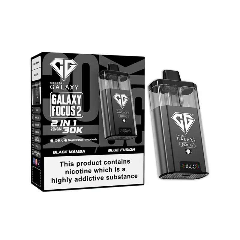 CRYSTAL GALAXY 30K FOCUS 2 PREFILLED POD VAPE KIT 20MG