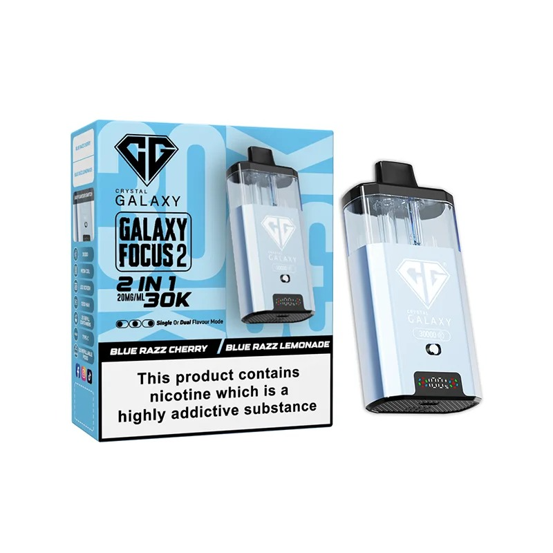 CRYSTAL GALAXY 30K FOCUS 2 PREFILLED POD VAPE KIT 20MG