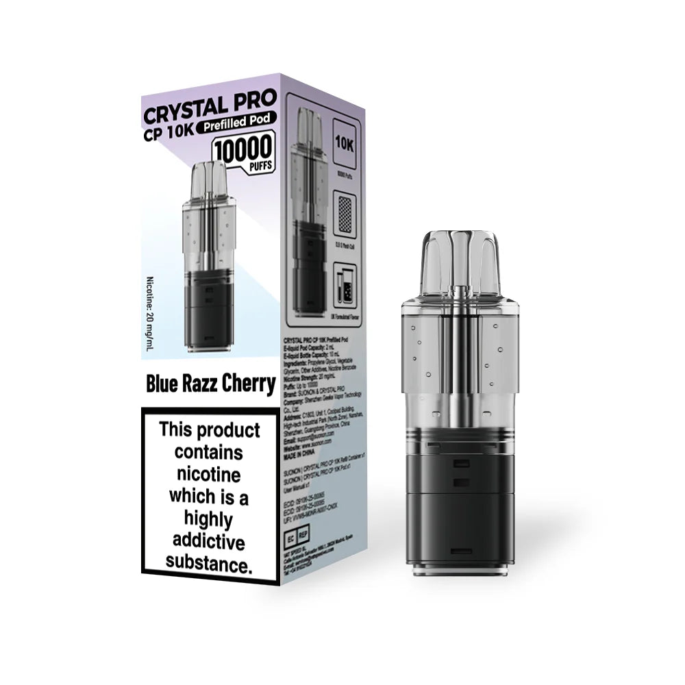 Crystal Pro CP 10k Prefilled refill Pods