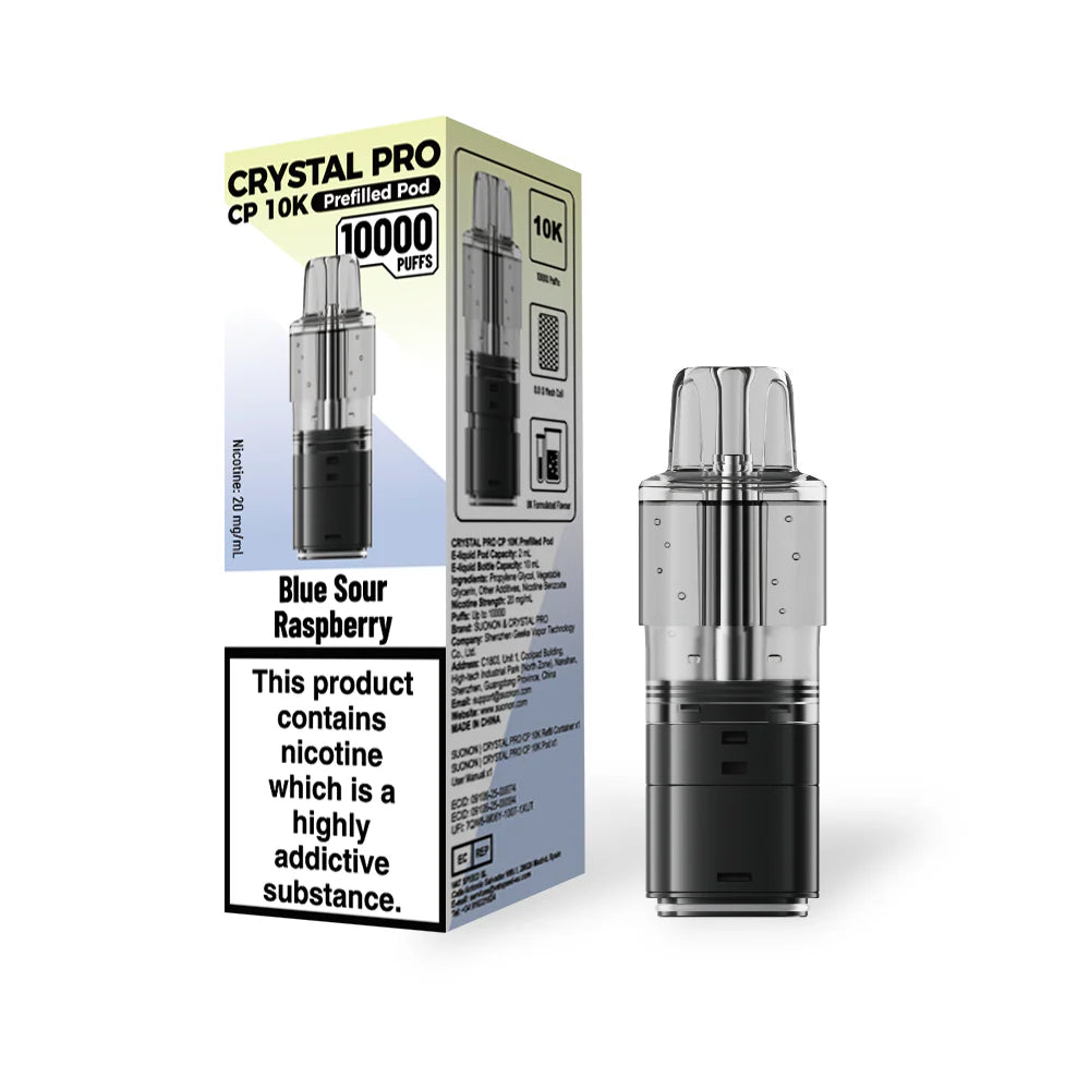 Crystal Pro CP 10k Prefilled refill Pods