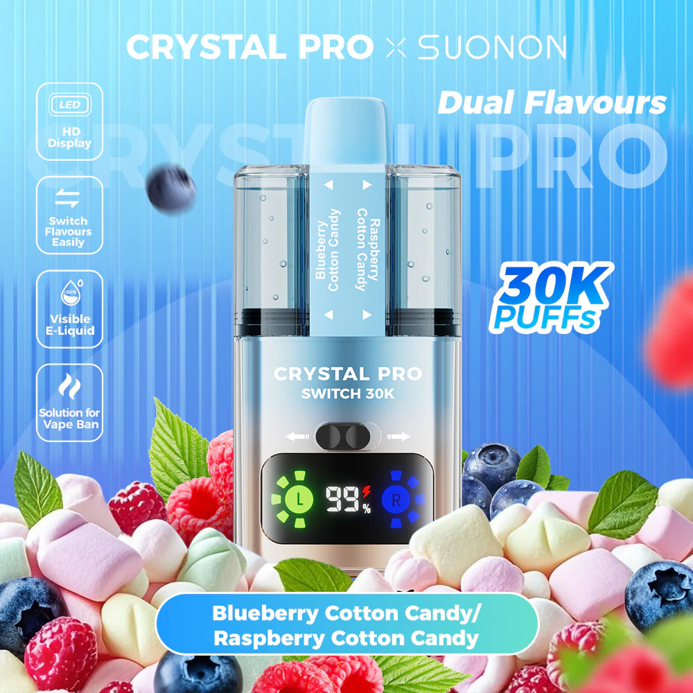 Crystal Pro Switch 30K Puff Prefilled Vape Kit - Buy1 Get1 Free