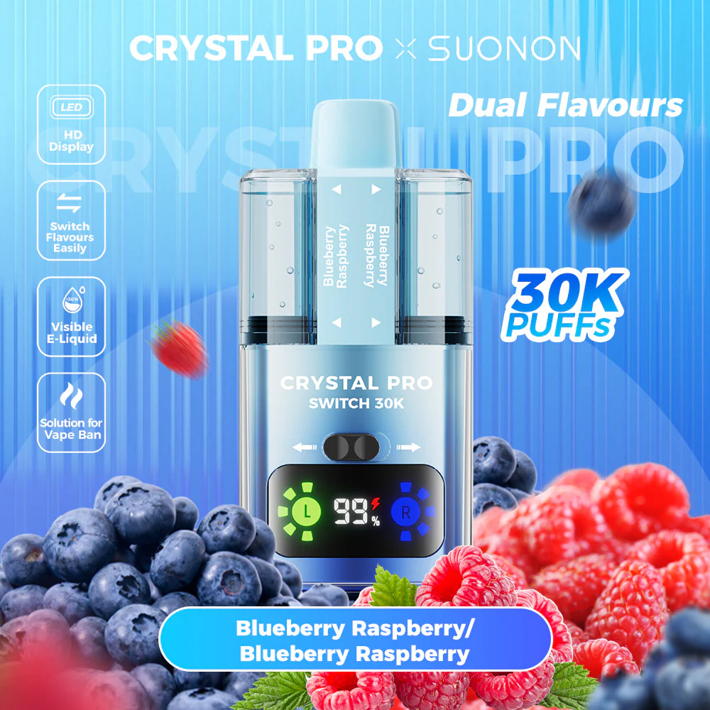 Crystal Pro Switch 30K Puff Prefilled Vape Kit - Buy1 Get1 Free