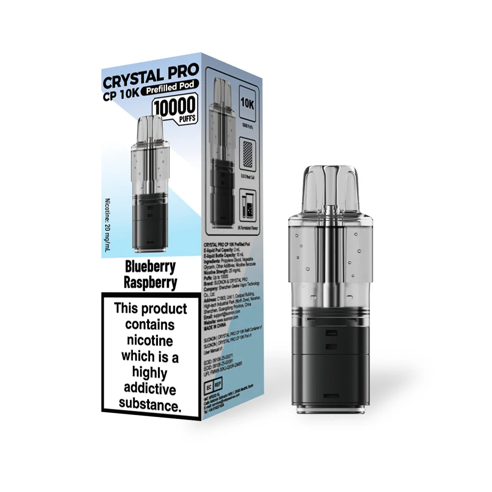 Crystal Pro CP 10k Prefilled refill Pods