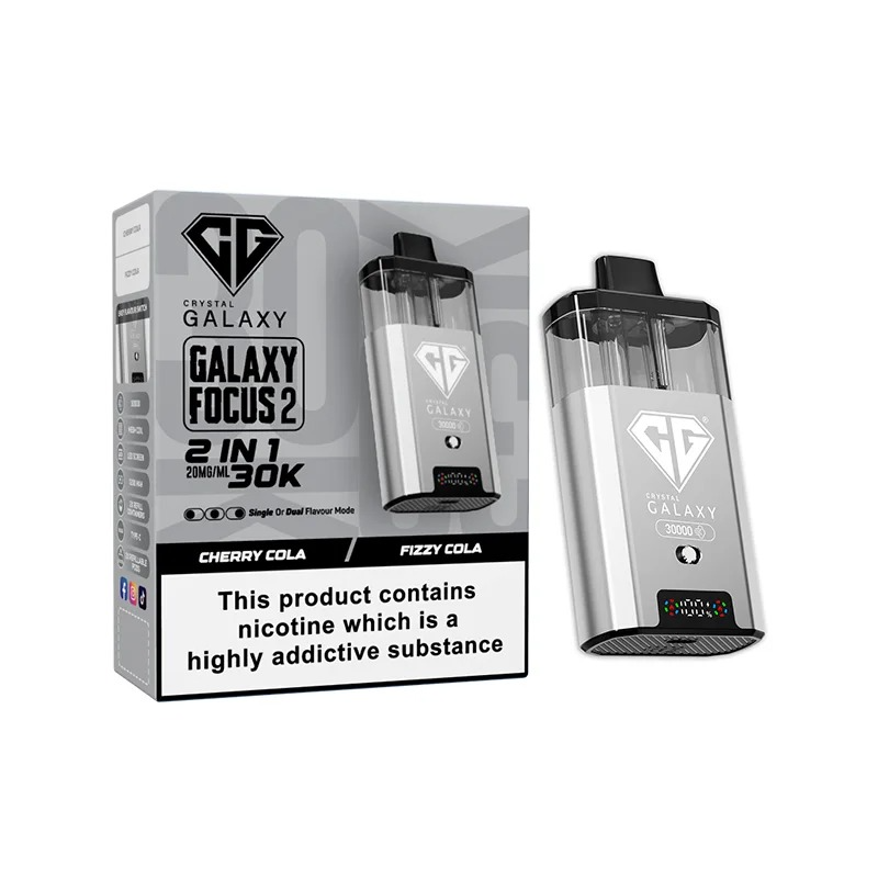 CRYSTAL GALAXY 30K FOCUS 2 PREFILLED POD VAPE KIT 20MG