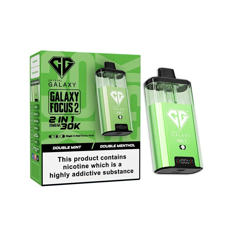 CRYSTAL GALAXY 30K FOCUS 2 PREFILLED POD VAPE KIT 20MG