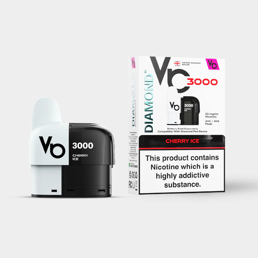Diamond 3000 Vape Pods - 2ml Pod & 4ml Refill