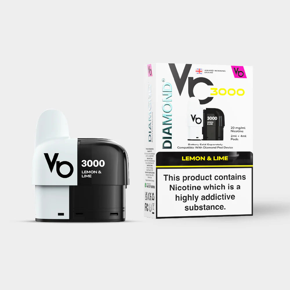 Diamond 3000 Vape Pods - 2ml Pod & 4ml Refill