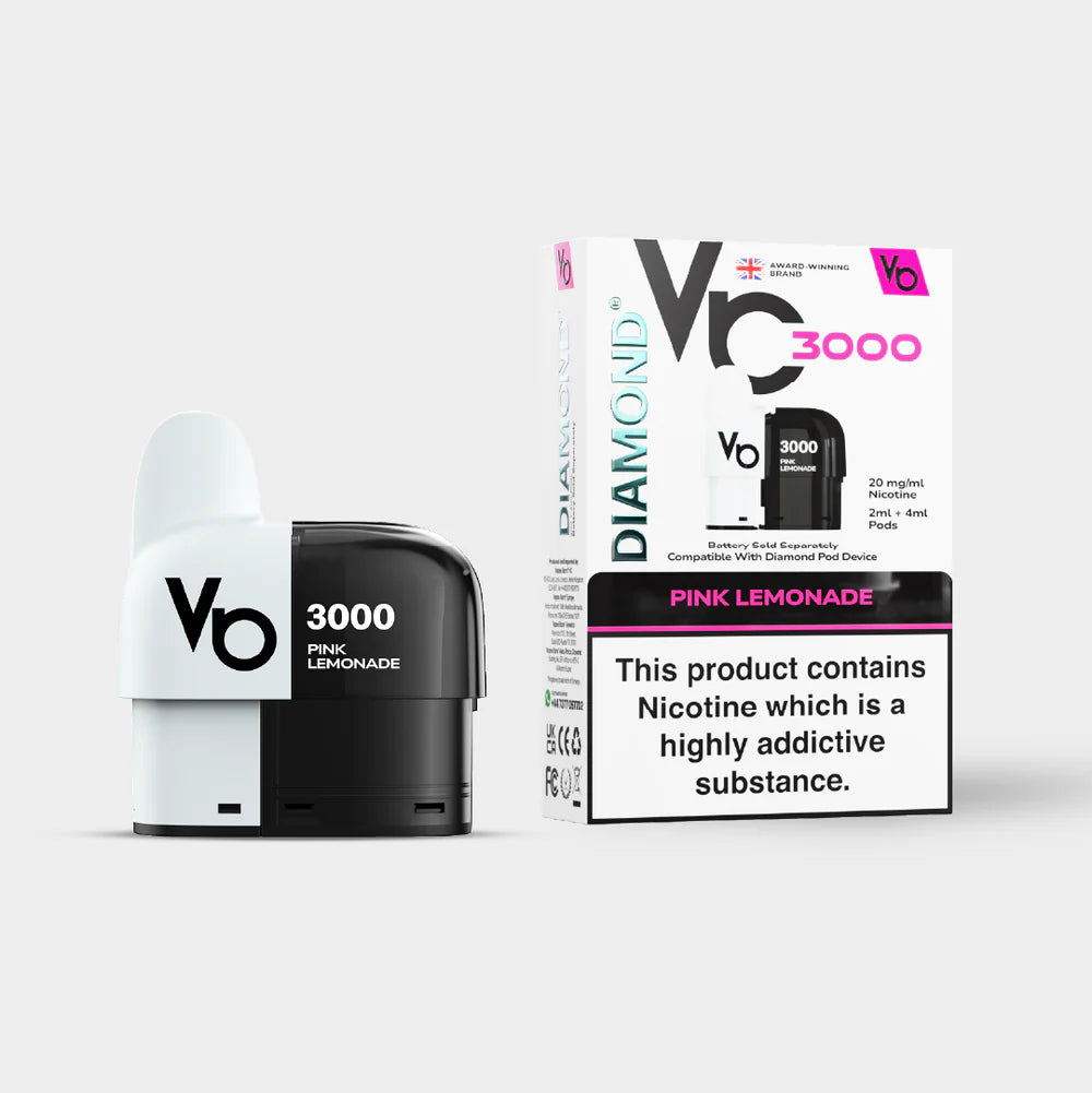 Diamond 3000 Vape Pods - 2ml Pod & 4ml Refill