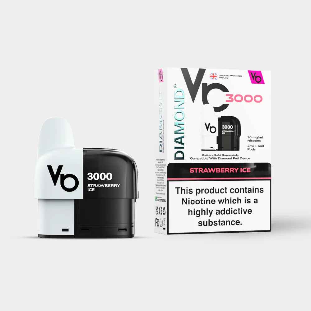 Diamond 3000 Vape Pods - 2ml Pod & 4ml Refill