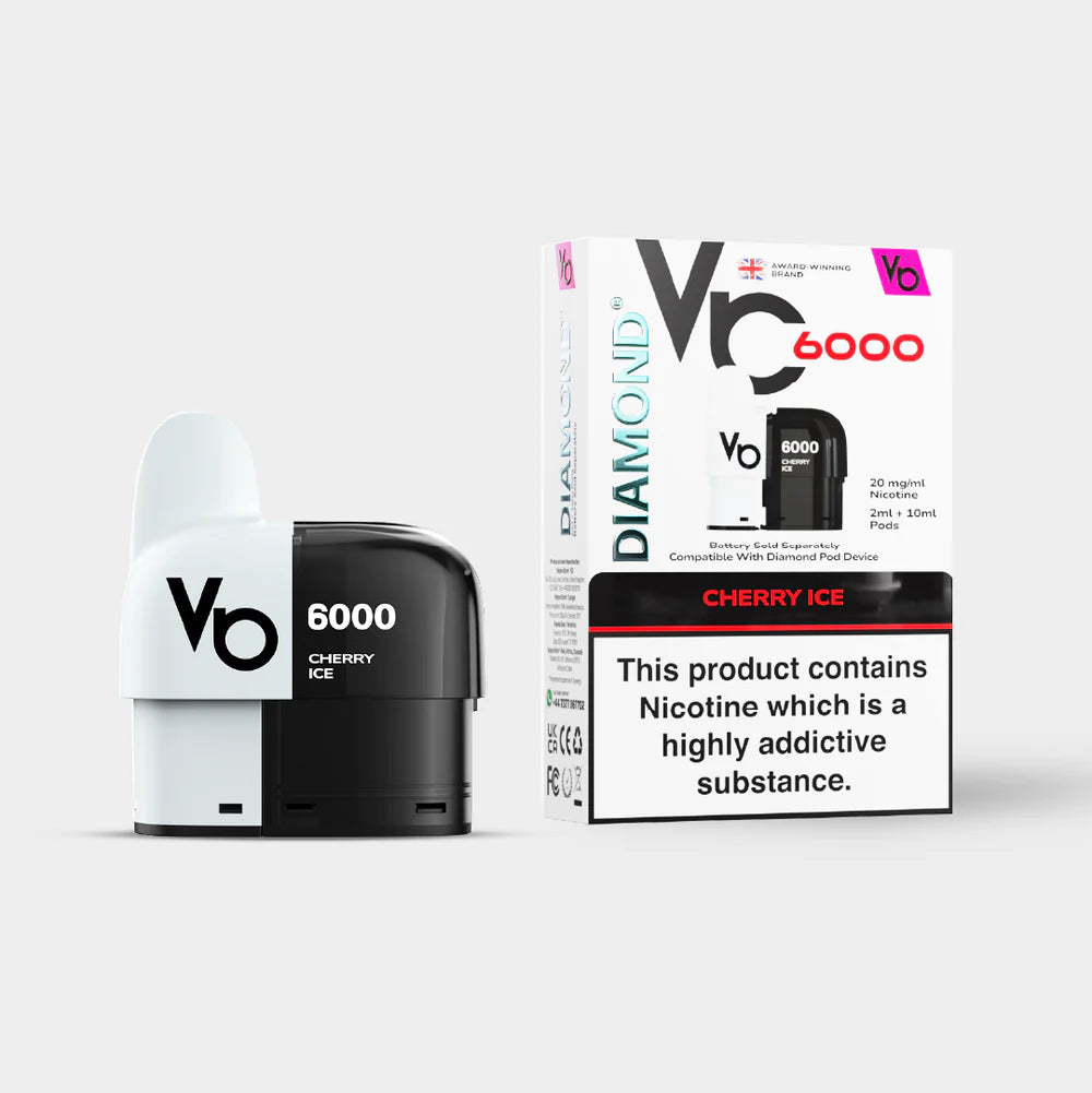 Diamond 6000 Vape Pods - 2ml Pod & 10ml Refill