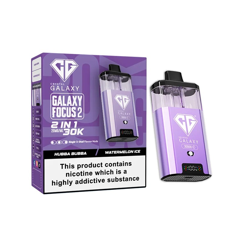CRYSTAL GALAXY 30K FOCUS 2 PREFILLED POD VAPE KIT 20MG