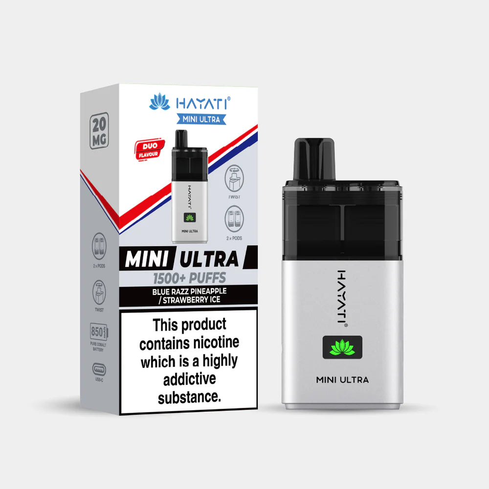 Hayati Mini Ultra 1500 Vape Kit - Reusable