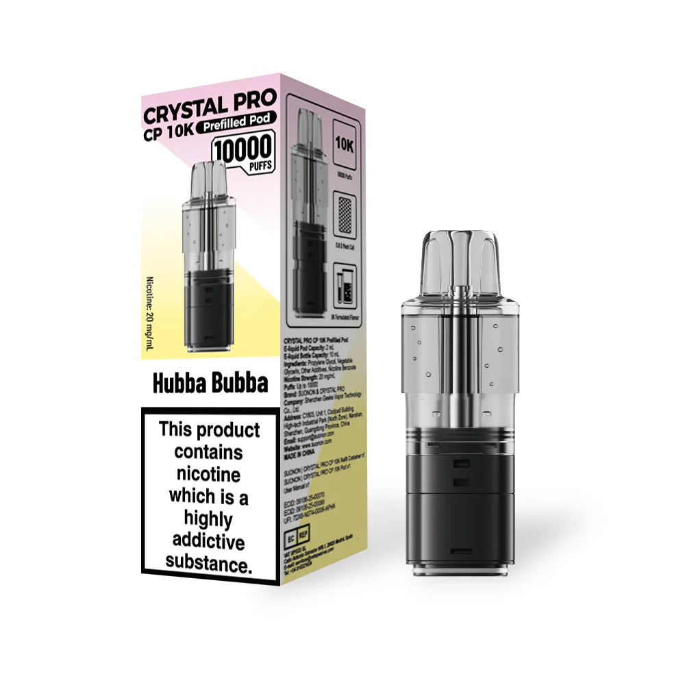 Crystal Pro CP 10k Prefilled refill Pods
