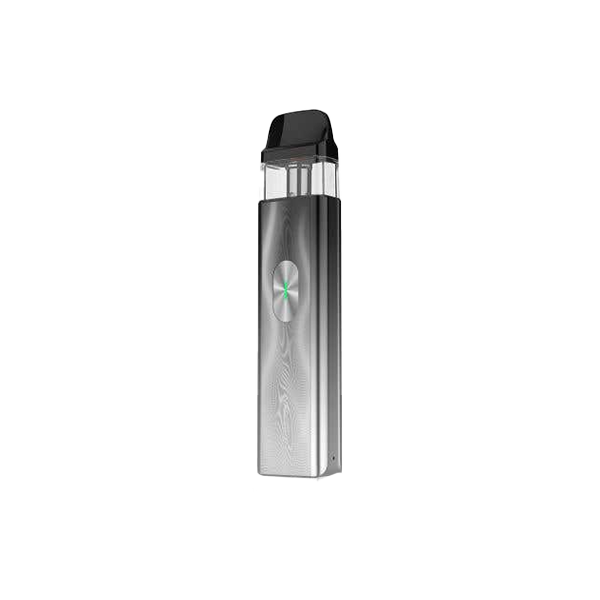 Vaporesso XROS 4 Mini Kit sleek space grey portable vaping device with 1000mAh battery and advanced coil technology