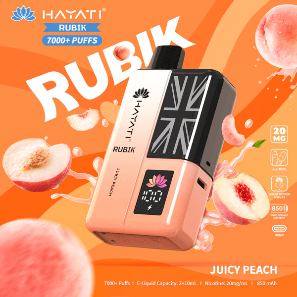 Hayati Rubik 7000 Puffs Reusable Vape Kit