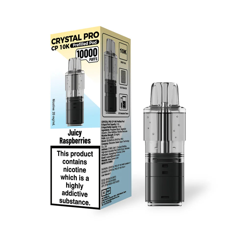 Crystal Pro CP 10k Prefilled refill Pods