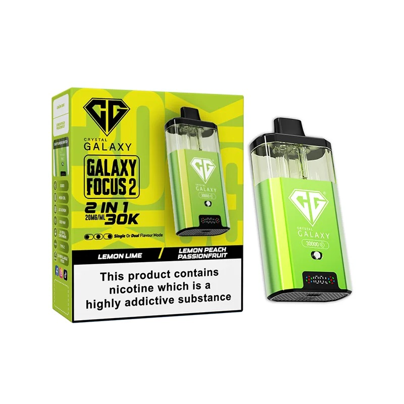 CRYSTAL GALAXY 30K FOCUS 2 PREFILLED POD VAPE KIT 20MG