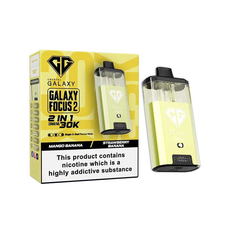CRYSTAL GALAXY 30K FOCUS 2 PREFILLED POD VAPE KIT 20MG