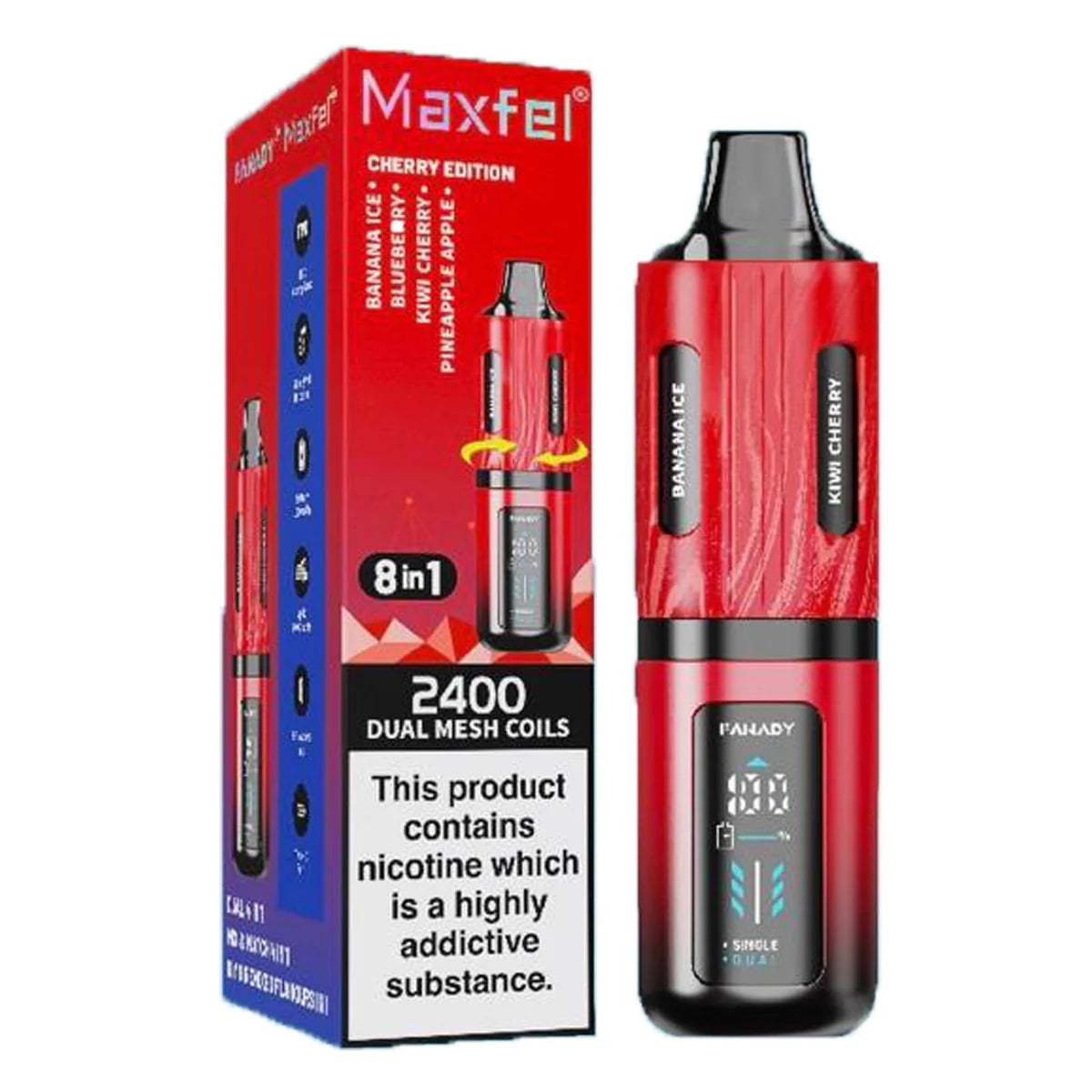 Maxfel Fanady Legend 2400 Puffs Vape Kit