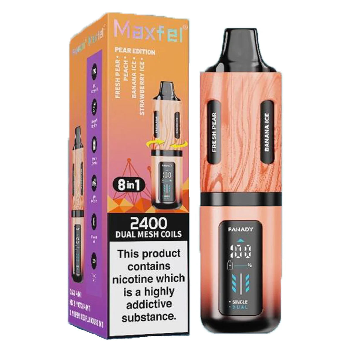 Maxfel Fanady Legend 2400 Puffs Vape Kit