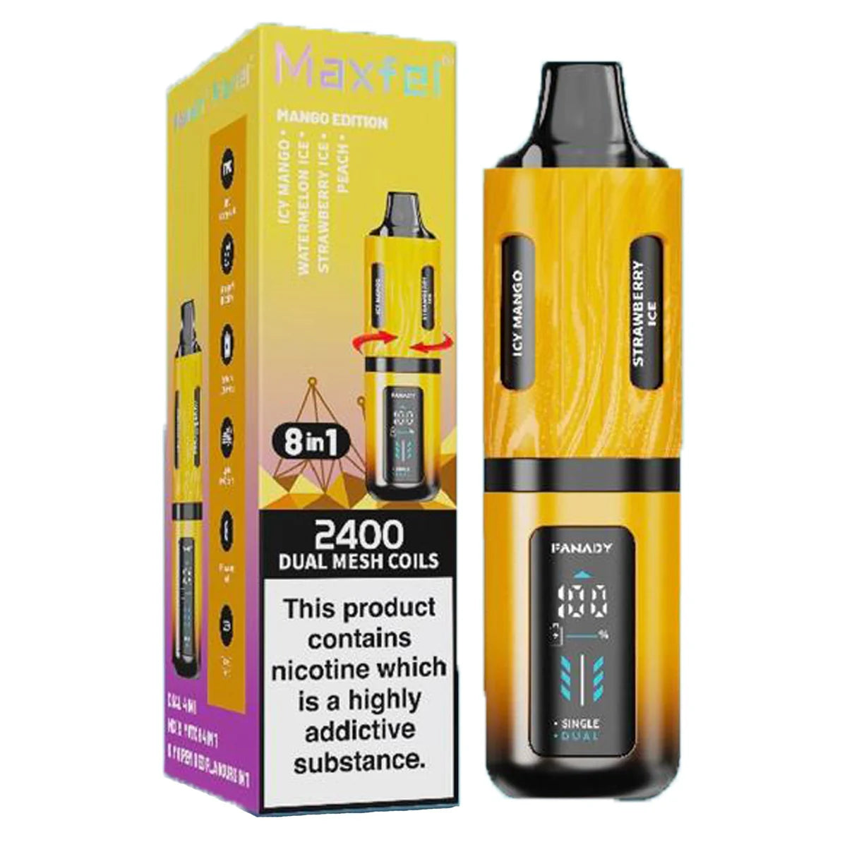 Maxfel Fanady Legend 2400 Puffs Vape Kit