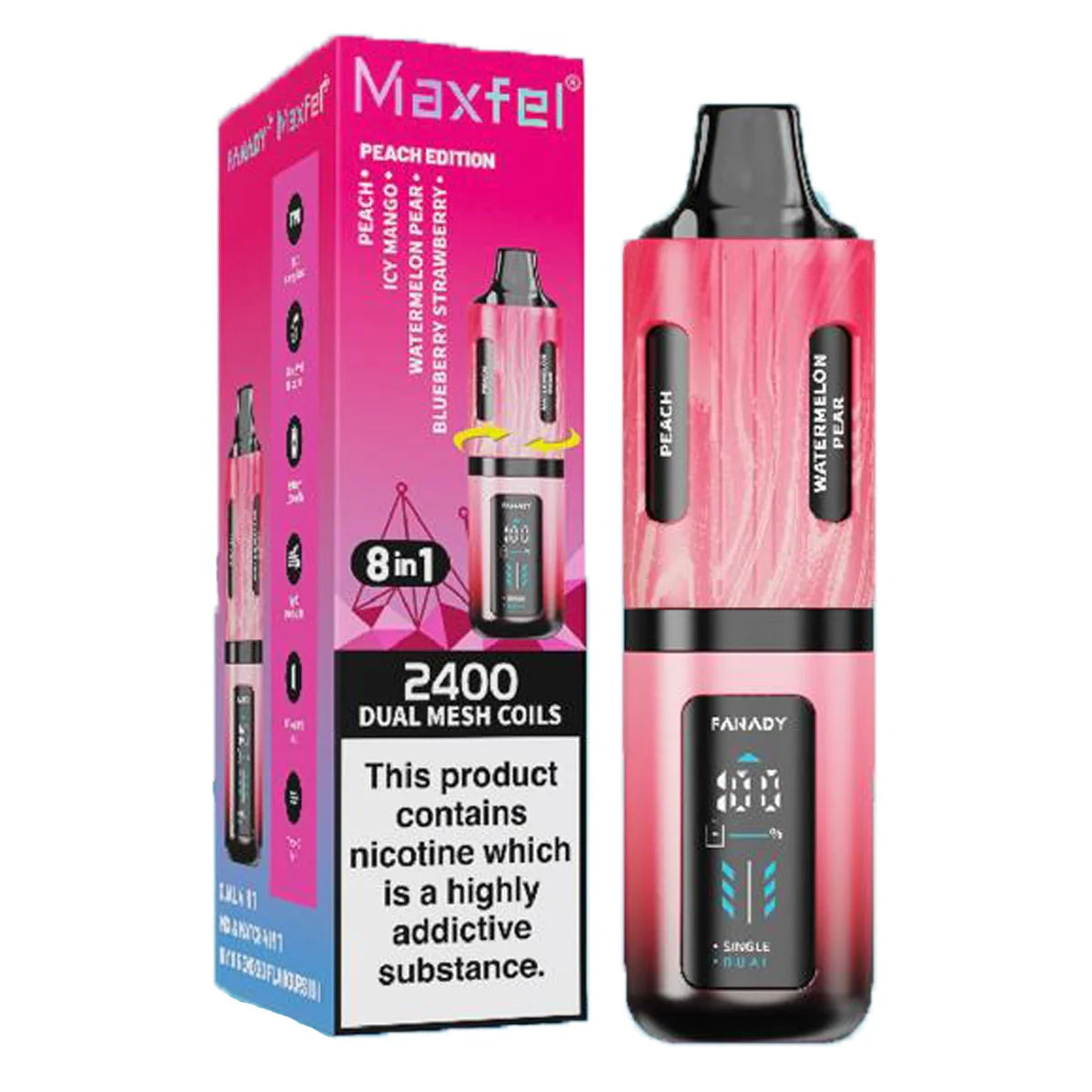 Maxfel Fanady Legend 2400 Puffs Vape Kit