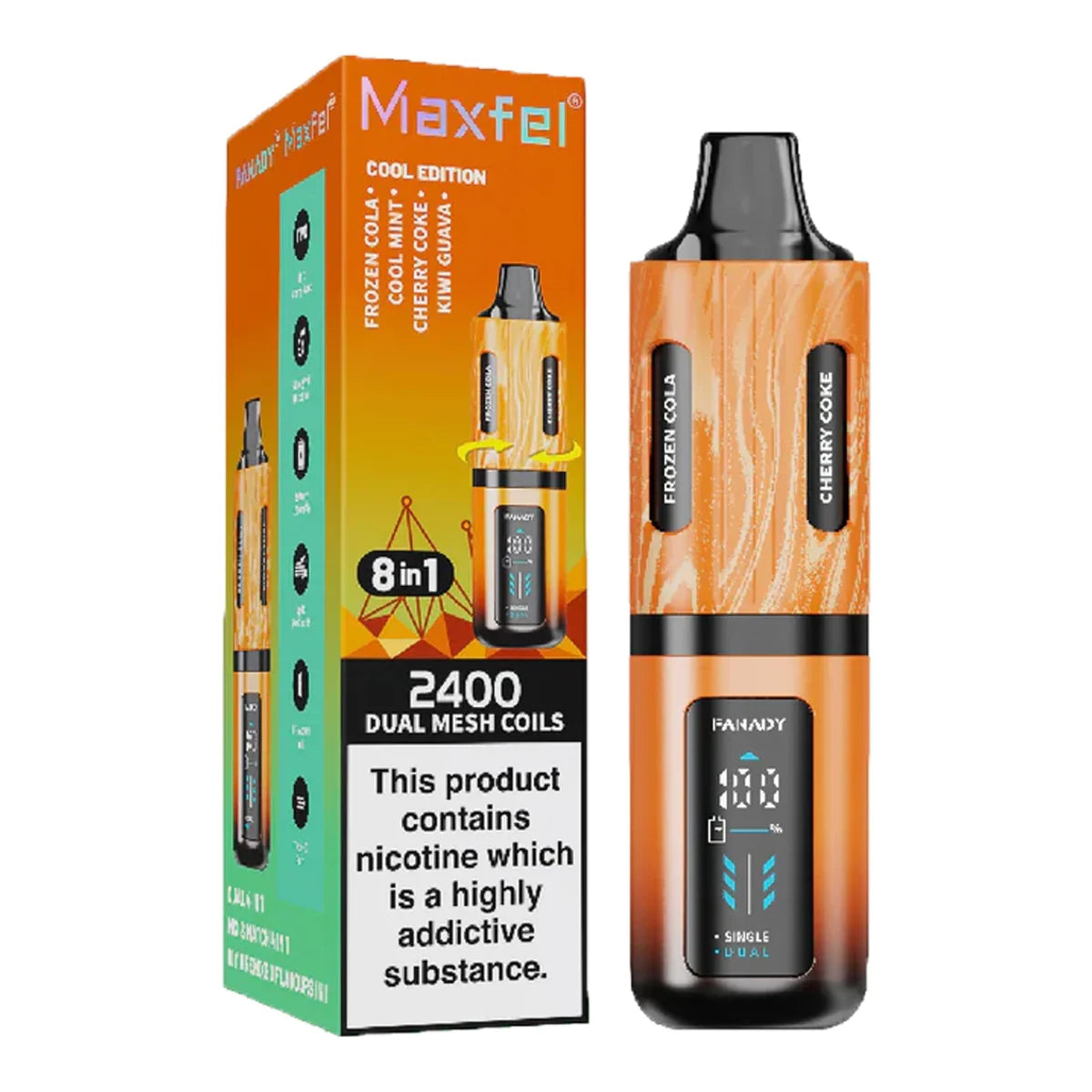 Maxfel Fanady Legend 2400 Puffs Vape Kit