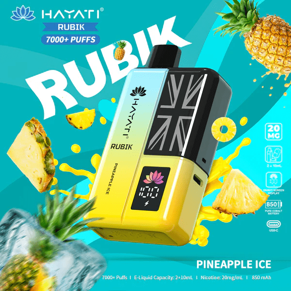 Hayati Rubik 7000 Puffs Reusable Vape Kit