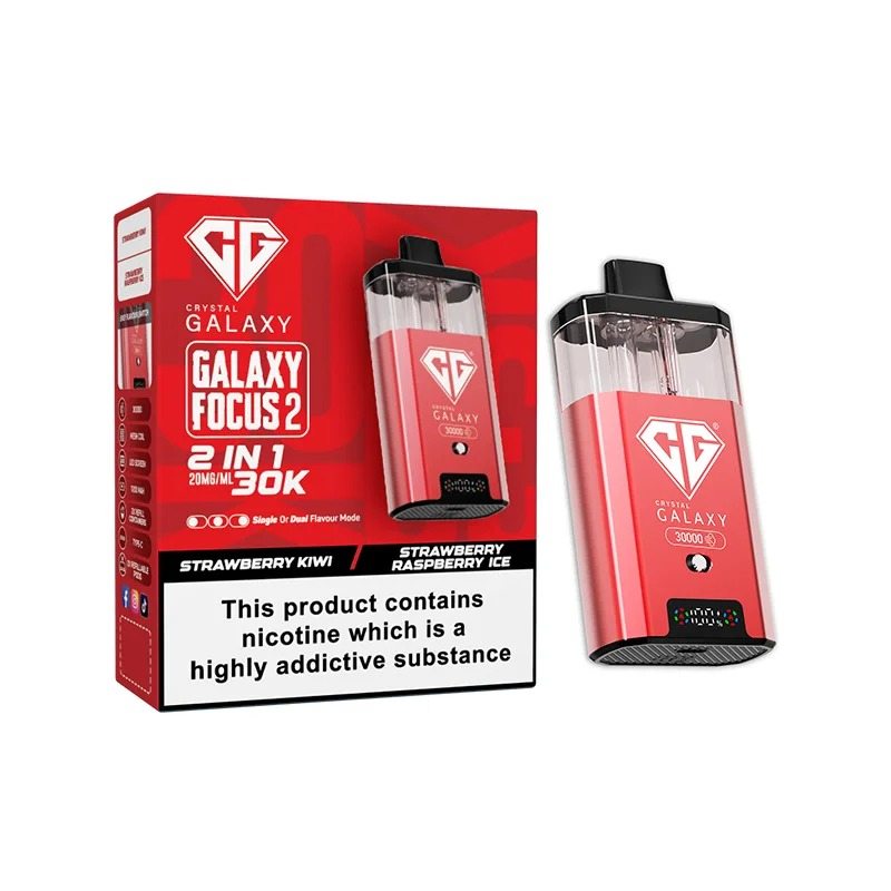 CRYSTAL GALAXY 30K FOCUS 2 PREFILLED POD VAPE KIT 20MG