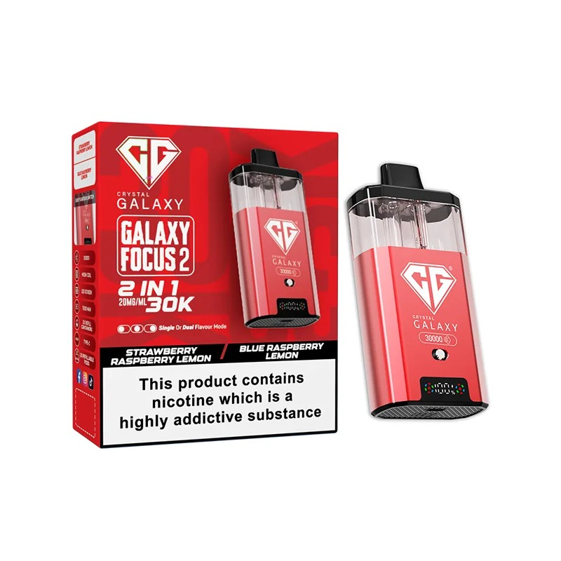 CRYSTAL GALAXY 30K FOCUS 2 PREFILLED POD VAPE KIT 20MG