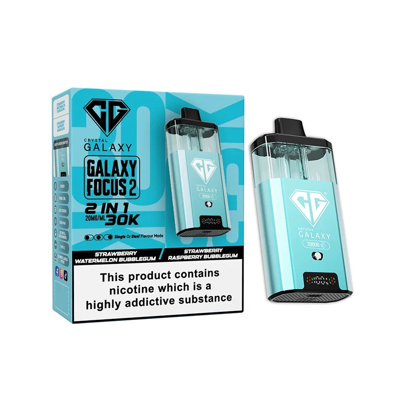 CRYSTAL GALAXY 30K FOCUS 2 PREFILLED POD VAPE KIT 20MG