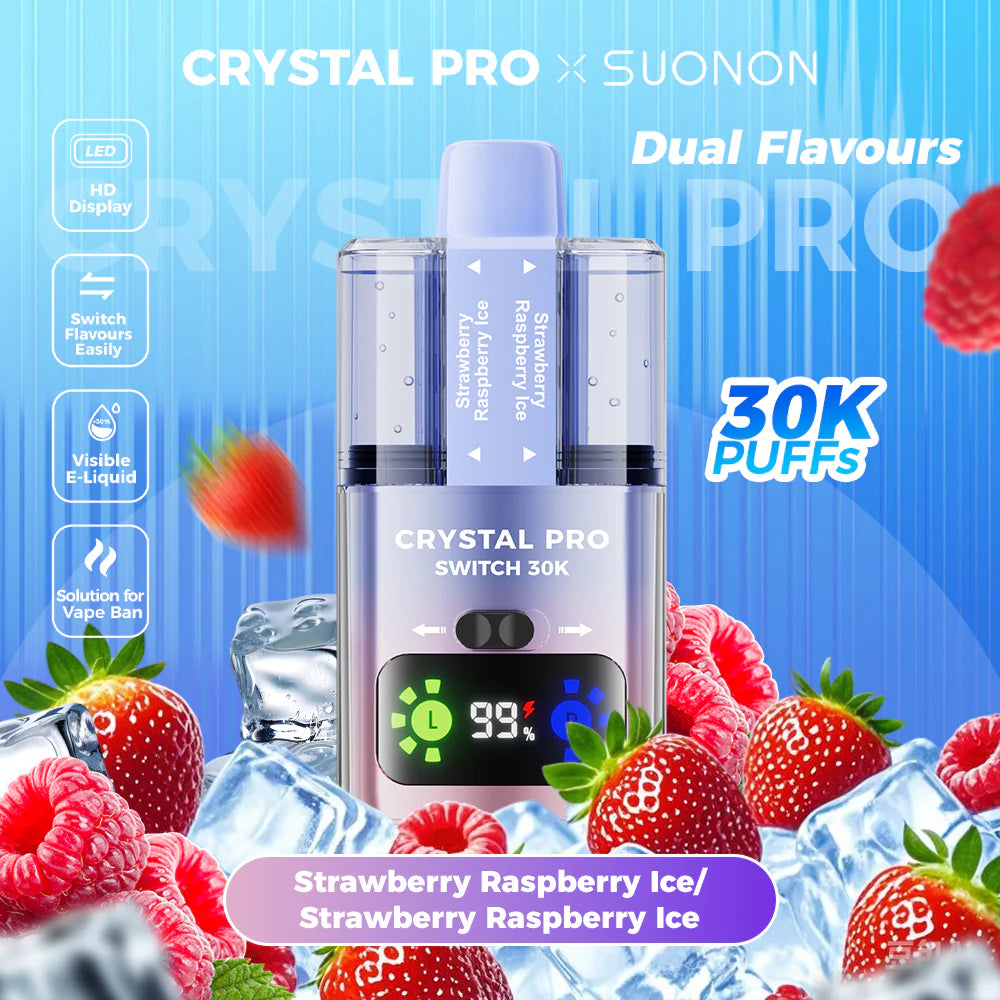 Crystal Pro Switch 30K Puff Prefilled Vape Kit - Buy1 Get1 Free