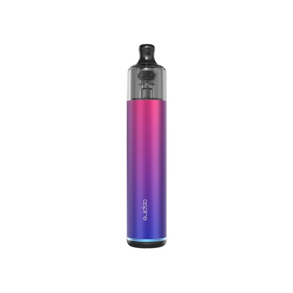 Aspire Flexus Stik compact vape kit in anodized aluminum with adjustable airflow and 1200mAh battery