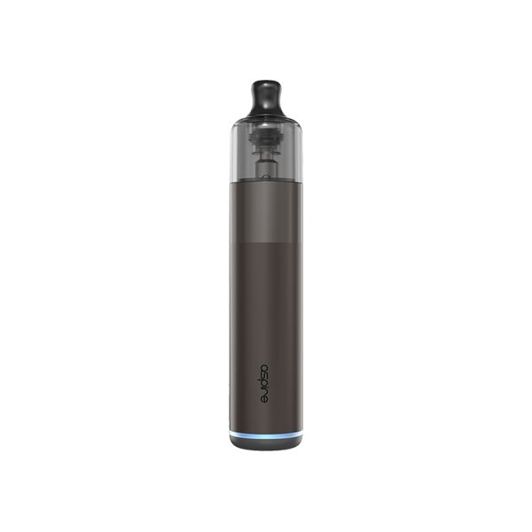 Aspire Flexus Stik compact vaping kit in anodized aluminium with adjustable airflow and 1200mAh battery