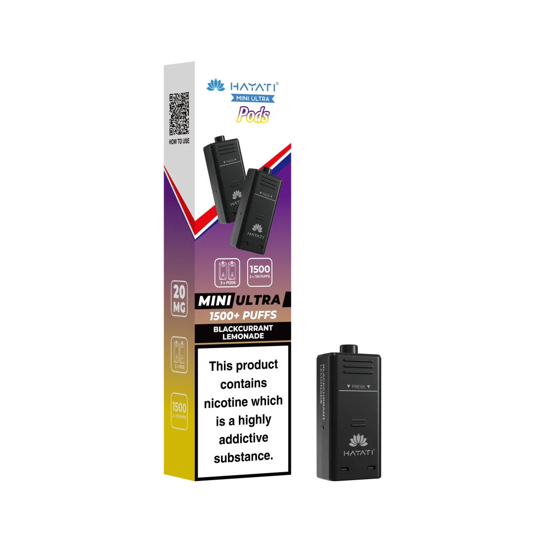 Hayati Mini Ultra 1500 Prefilled Refill Pods