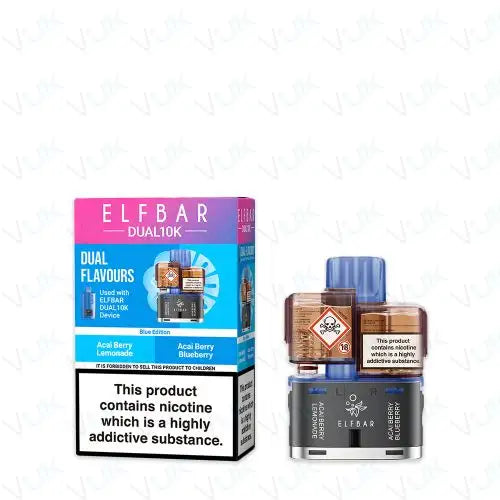 Elf Bar Dual 10K Prefilled Pod + Refill Container - 20mg