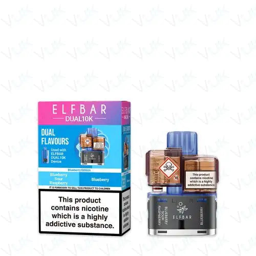 Elf Bar Dual 10K Prefilled Pod + Refill Container - 20mg