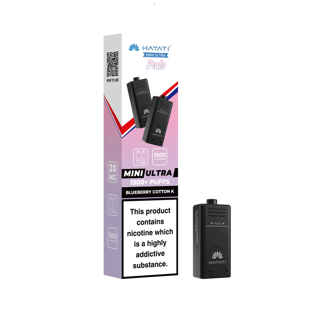 Hayati Mini Ultra 1500 Prefilled Refill Pods