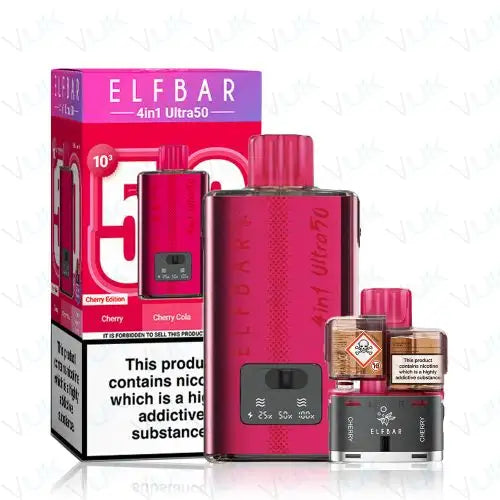 Elf Bar 4-in-1 Ultra (50k) Prefilled Pod Kit