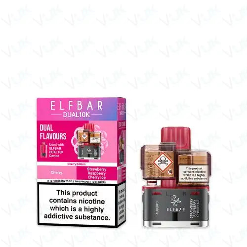 Elf Bar Dual 10K Prefilled Pod + Refill Container - 20mg