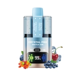 Crystal Pro Switch 30k vape kit with dual-flavour technology, HD display, and rechargeable battery box of 5
