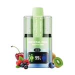 Crystal Pro Switch 30k reusable vape kit with dual-flavour technology and HD display box of 5