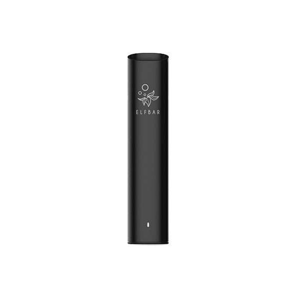 Black Elf Bar Elf Mate 500 compact aluminum pod vape device with matte finish and USB-C charging port