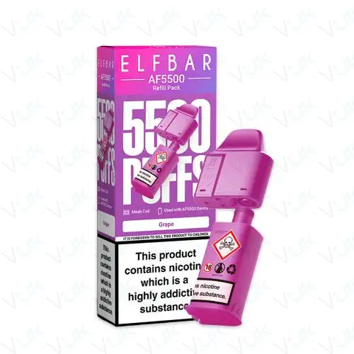 Elf Bar AF5500 Prefilled Pod + Refill Container