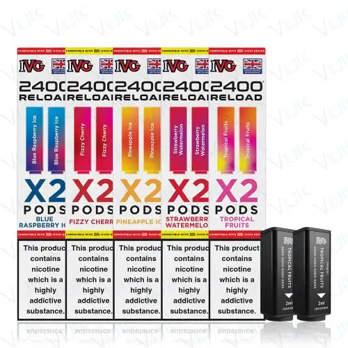 IVG 2400 Reload 2-in-1 Prefilled Pods