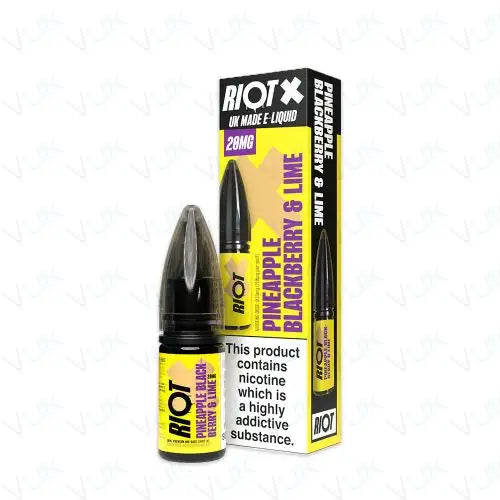 Riot X Salts Pineapple Blackberry Lime Nic Salt