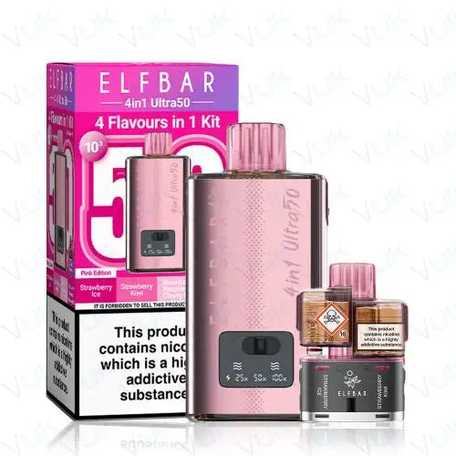 Elf Bar 4-in-1 Ultra (50k) Prefilled Pod Kit