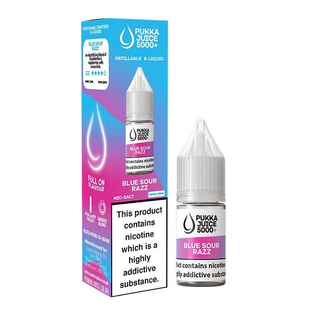 Pukka Juice 5000+ Nic Salts 10ml - Box of 10